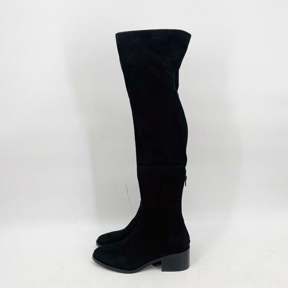 Steve Madden Women's Georgette Over the Knee Boots Size 8 Black Pull On NIB - Picture 9 of 13